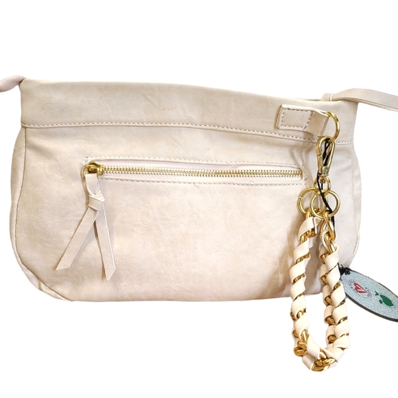 New with Tags Urban Expressions Vegan Leather Twist Front Bag - Picture 5 of 8